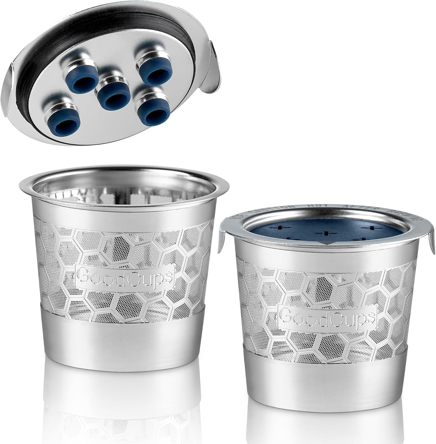 2 Stainless Steel Reusable K Cups for Keurig K Supreme, K Supreme Plus, K Slim,