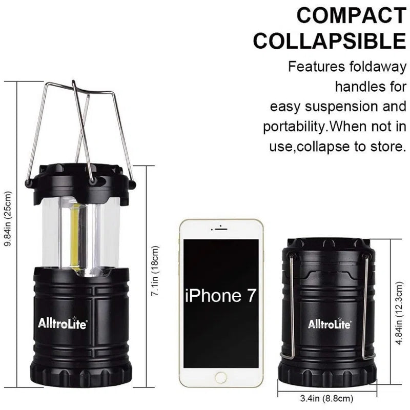 7.5'' Battery Powered Integrated LED Outdoor Lantern