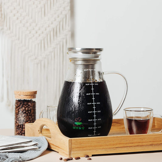 Btat- Cold Brew Coffee Maker, Iced Coffee Maker, 2 Liter (2 Quart, 64 Oz), Ic...