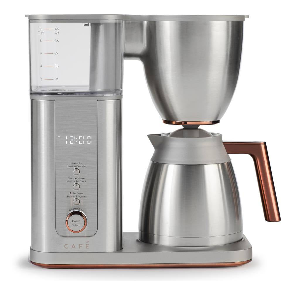 10 Cup Stainless Steel Specialty Drip Coffee Maker with Insulated Thermal Carafe, and Wifi Connected