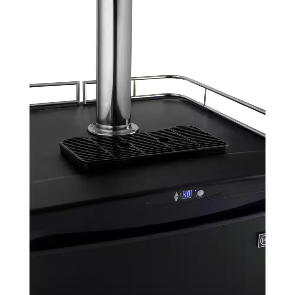 Commercial Grade Digital Double Tap Home Brew Beer Keg Dispenser with Dispense Kit