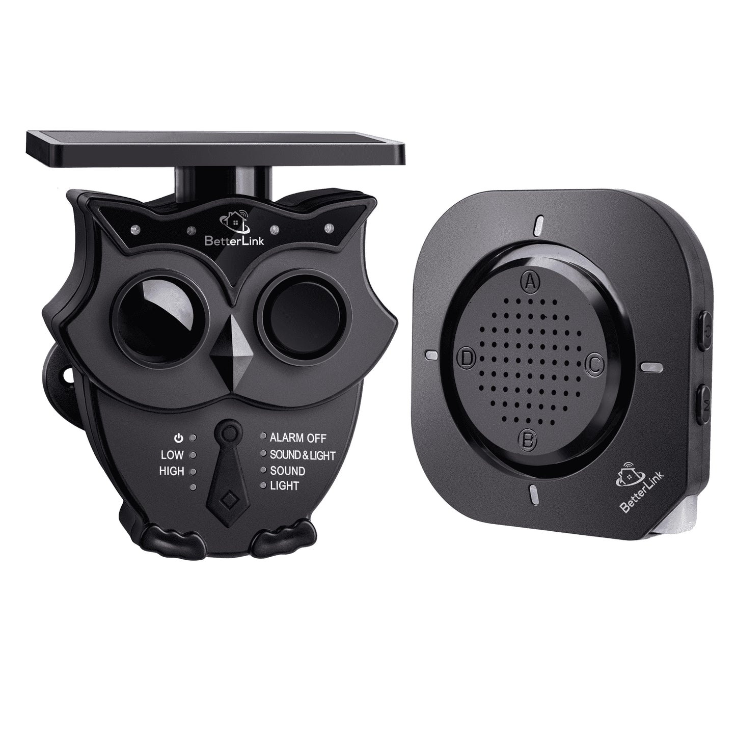 1/2 Mile Long Range Solar Wireless Driveway Alarm System IP65 Weatherproof Outdoor Motion Detectors&Sensor 120Db Siren Sound Light Security Alert System Monitor&Protect Outdoor/Indoor Property