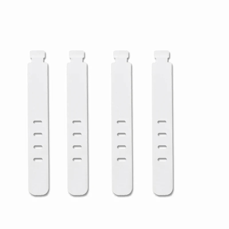 4/12/20PCS Cable Organizer Ties Clip Charger Cord Management Silicone Wire Manager Mouse Earphone Holder Data Line Winder Straps