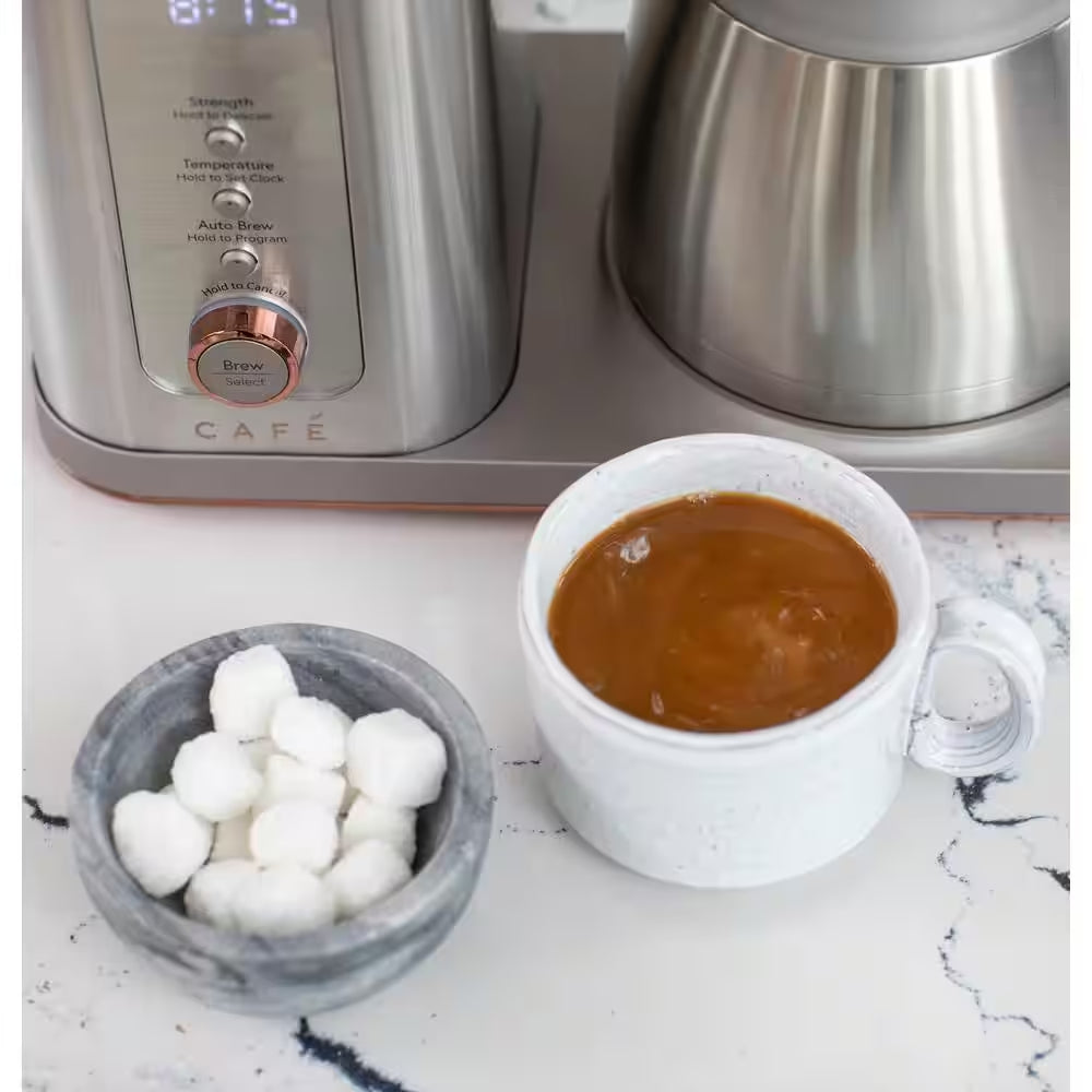 10 Cup Stainless Steel Specialty Drip Coffee Maker with Insulated Thermal Carafe, and Wifi Connected
