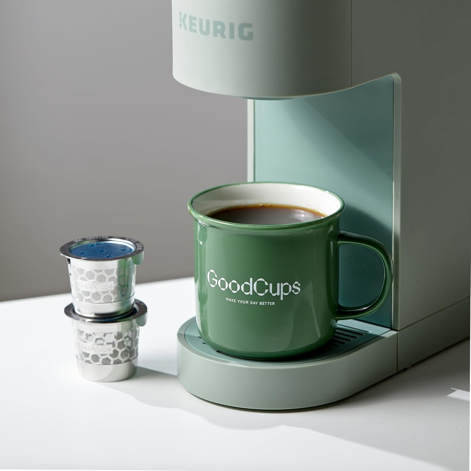 2 Stainless Steel Reusable K Cups for Keurig K Supreme, K Supreme Plus, K Slim,