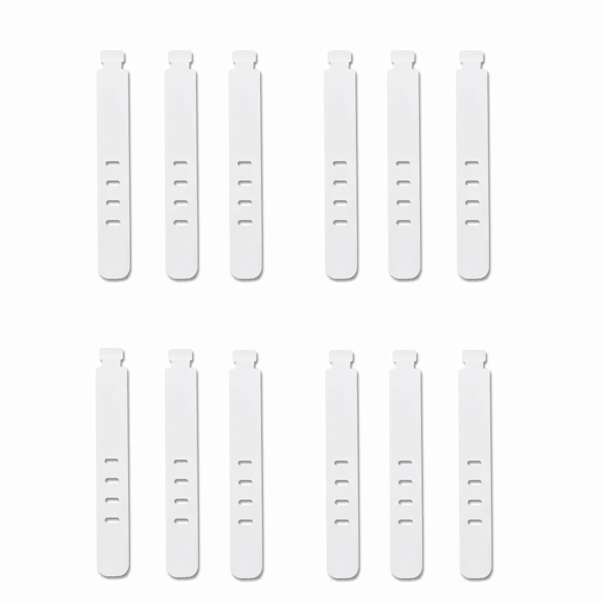 4/12/20PCS Cable Organizer Ties Clip Charger Cord Management Silicone Wire Manager Mouse Earphone Holder Data Line Winder Straps