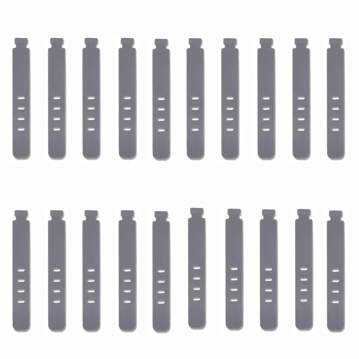 4/12/20PCS Cable Organizer Ties Clip Charger Cord Management Silicone Wire Manager Mouse Earphone Holder Data Line Winder Straps
