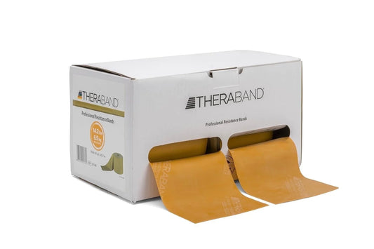 Resistance Bands, 50 YD, Gold, Max Thickness, 14.2 LBS Resistance, Level 8