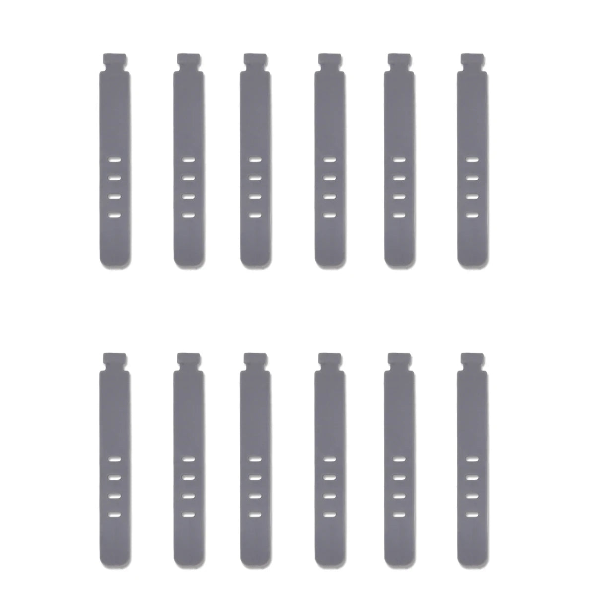 4/12/20PCS Cable Organizer Ties Clip Charger Cord Management Silicone Wire Manager Mouse Earphone Holder Data Line Winder Straps