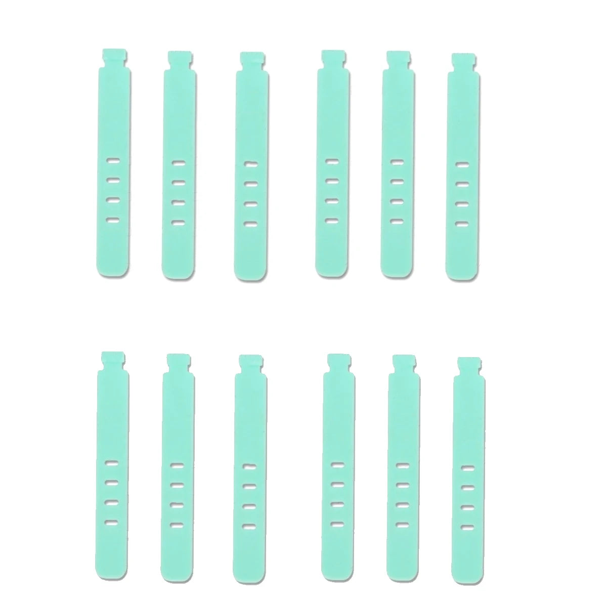 4/12/20PCS Cable Organizer Ties Clip Charger Cord Management Silicone Wire Manager Mouse Earphone Holder Data Line Winder Straps