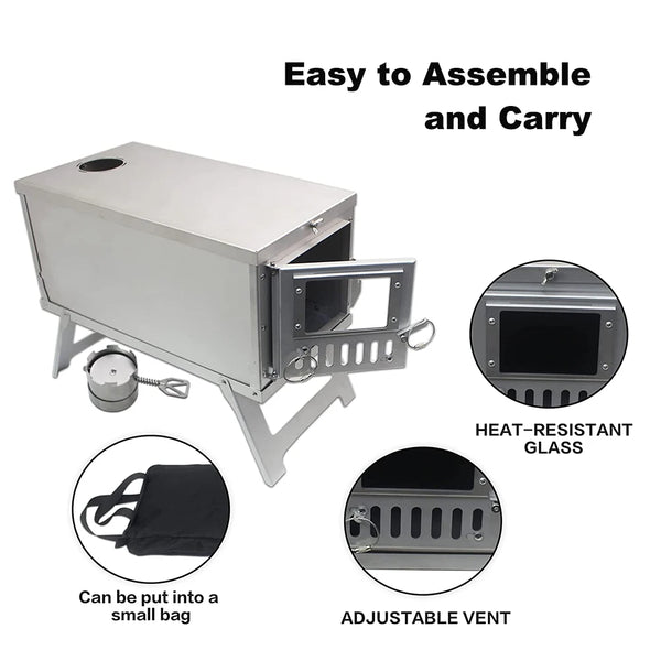 Lightweight Foldable Camping Stove