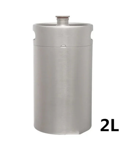 304 Stainless Steel Mini Keg Beer Growler Portable Beer Bottle Home Beer Making Wine Bar Accessories Tool Brewing Cornelius