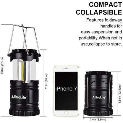 7.5'' Battery Powered Integrated LED Outdoor Lantern