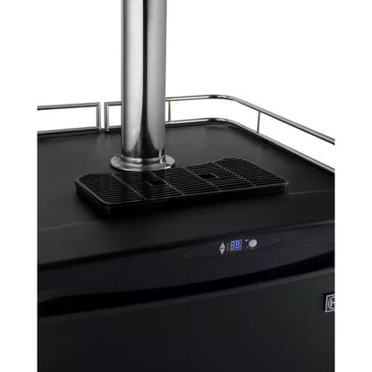 Commercial Grade Digital Double Tap Home Brew Beer Keg Dispenser with Dispense Kit