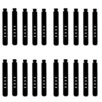 4/12/20PCS Cable Organizer Ties Clip Charger Cord Management Silicone Wire Manager Mouse Earphone Holder Data Line Winder Straps