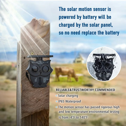 1/2 Mile Long Range Solar Wireless Driveway Alarm System IP65 Weatherproof Outdoor Motion Detectors&Sensor 120Db Siren Sound Light Security Alert System Monitor&Protect Outdoor/Indoor Property