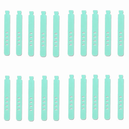 4/12/20PCS Cable Organizer Ties Clip Charger Cord Management Silicone Wire Manager Mouse Earphone Holder Data Line Winder Straps