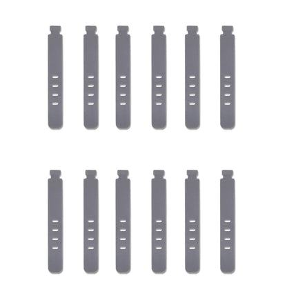 4/12/20PCS Cable Organizer Ties Clip Charger Cord Management Silicone Wire Manager Mouse Earphone Holder Data Line Winder Straps