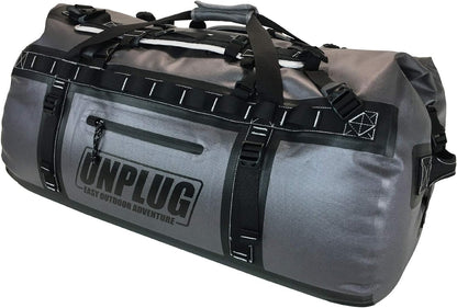 UNPLUG Ultimate Adventure Bag | 1680D Heavy Duty Waterproof Bag | Large Travel Duffle Bag Which Can Be Used for Camping, Motorcycling, Boating, or Hunting