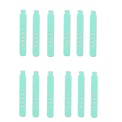 4/12/20PCS Cable Organizer Ties Clip Charger Cord Management Silicone Wire Manager Mouse Earphone Holder Data Line Winder Straps