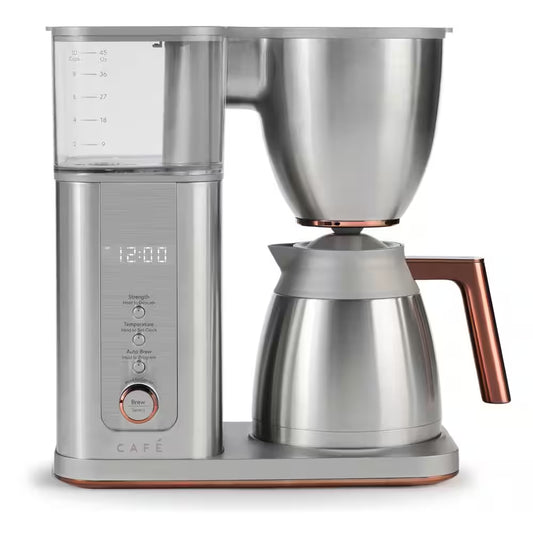 10 Cup Stainless Steel Specialty Drip Coffee Maker with Insulated Thermal Carafe, and Wifi Connected